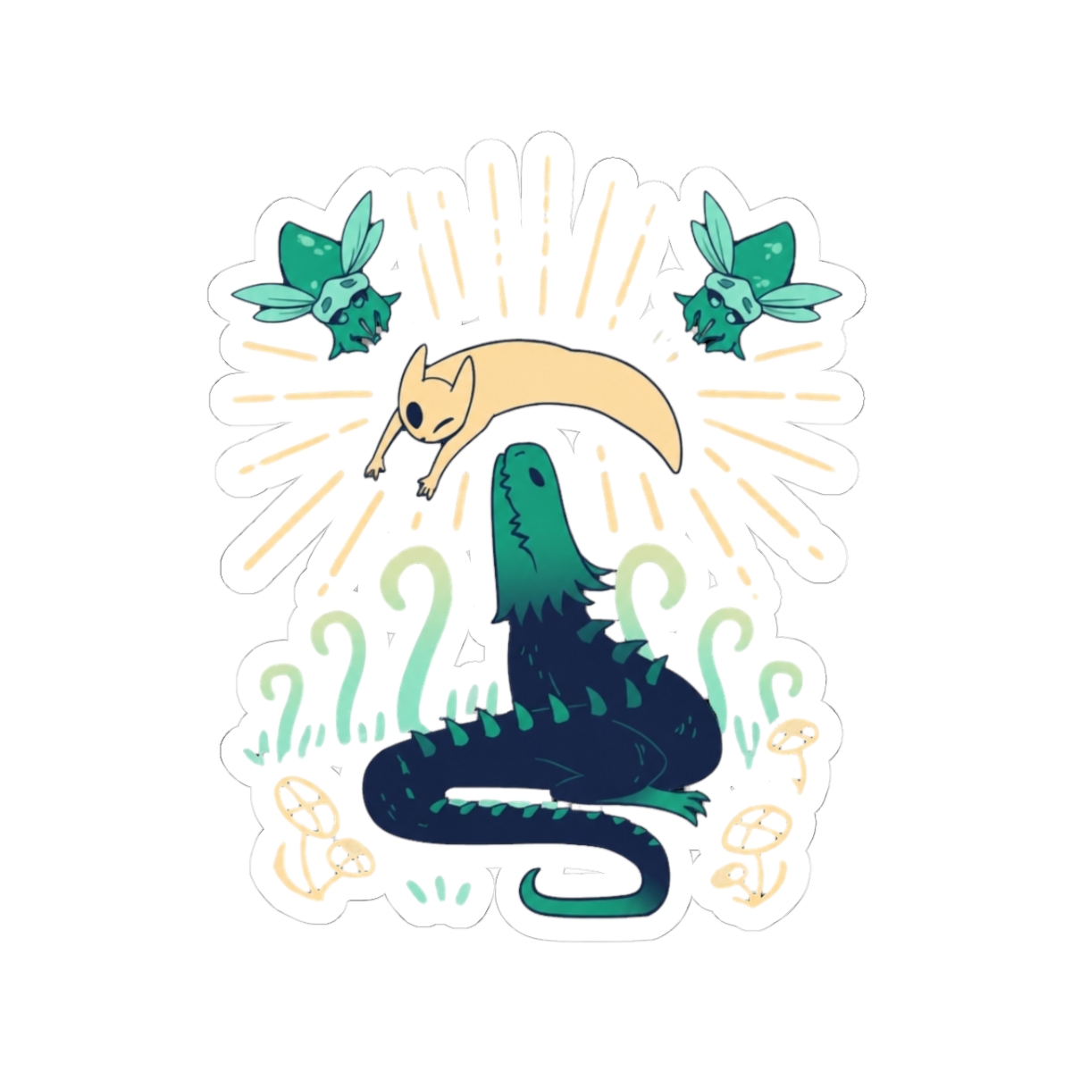 The Friend Tarot - Rain World Sticker - Official stickers merchandise