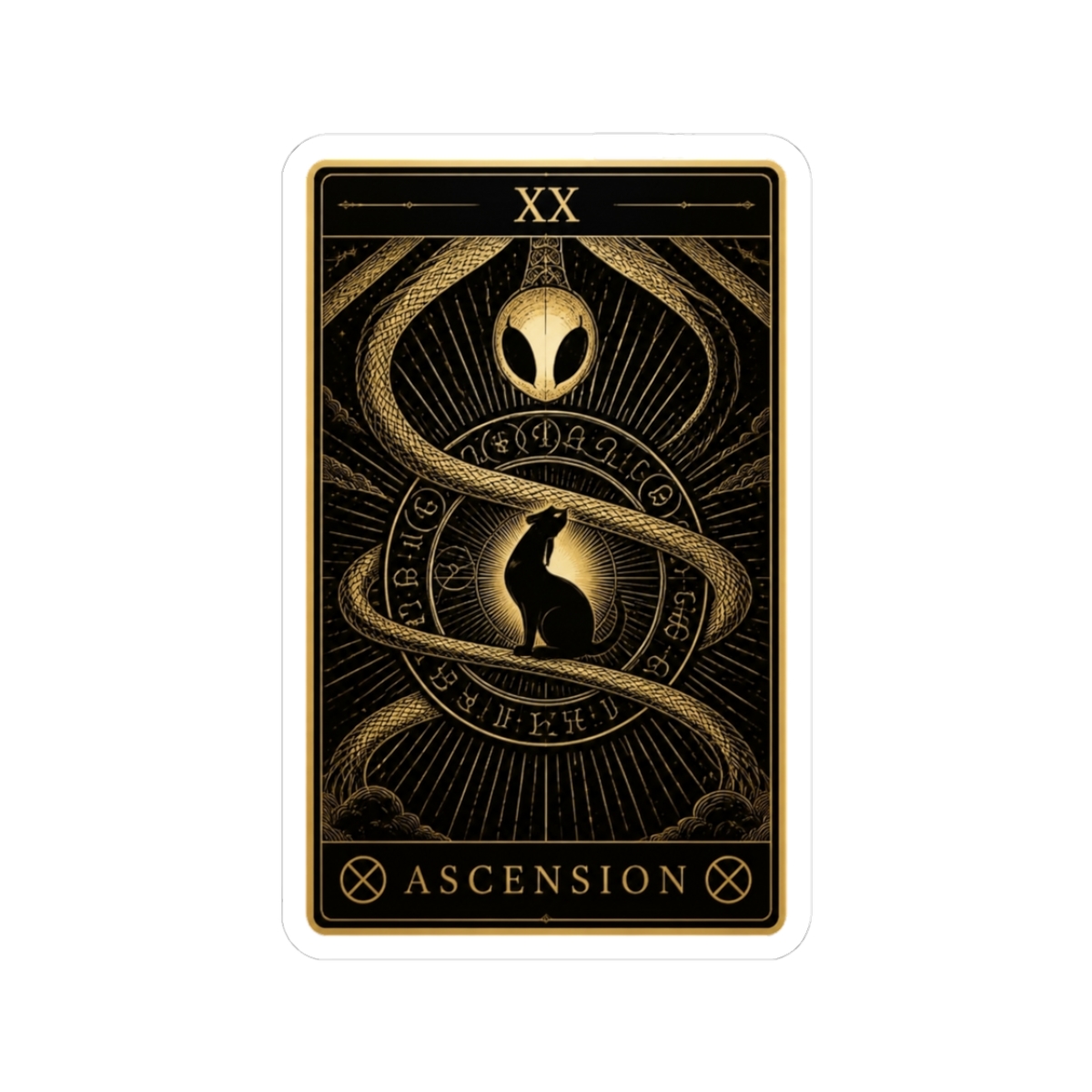 ASCENSION Tarot - Rain World Sticker - Official stickers merchandise