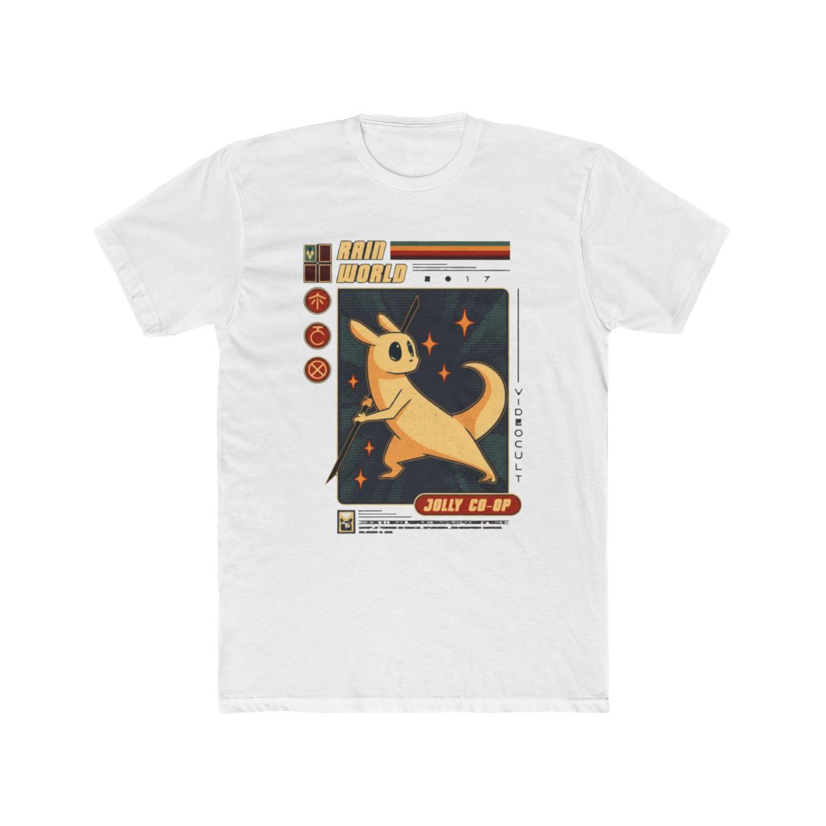 Retro Slugcat - Rain World T Shirt - Official t-shirts merchandise