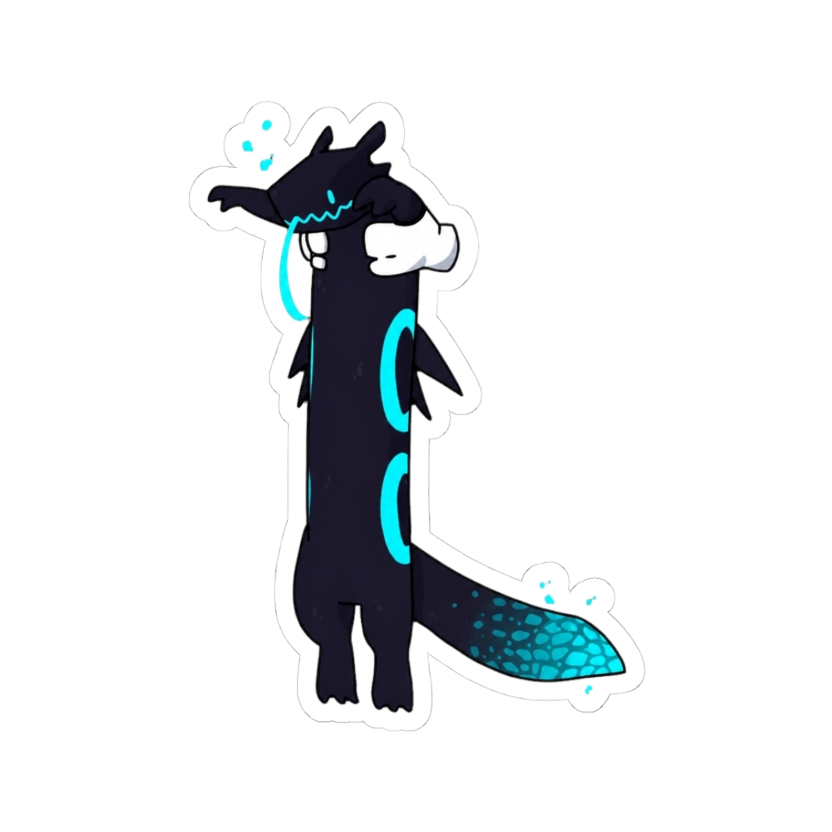 Long Lizard (cyan) Rain World - Official Creator merchandise
