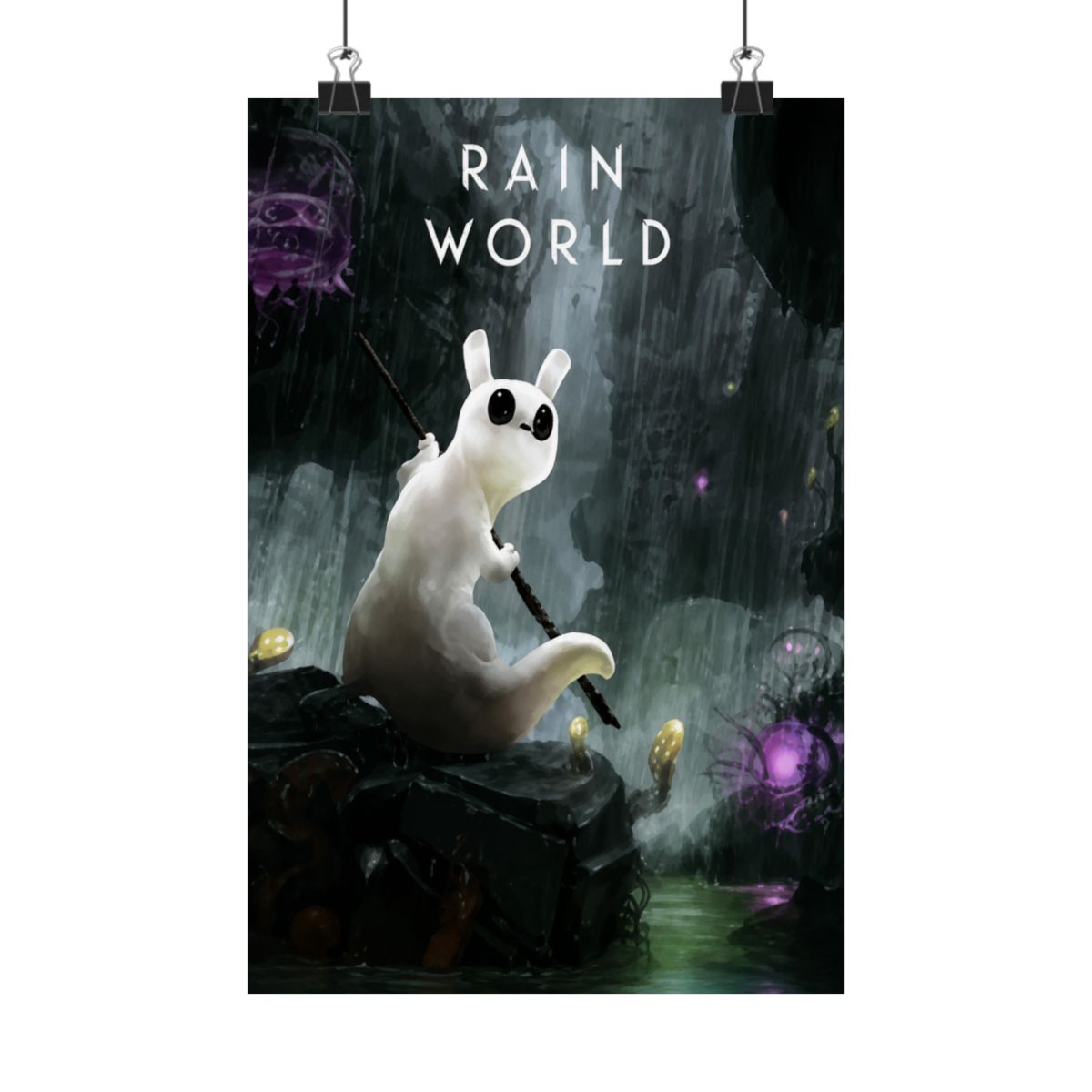 Abstract Poster | Minimalist Wall Art Print | Rain World - alternate angle 3, merchandise