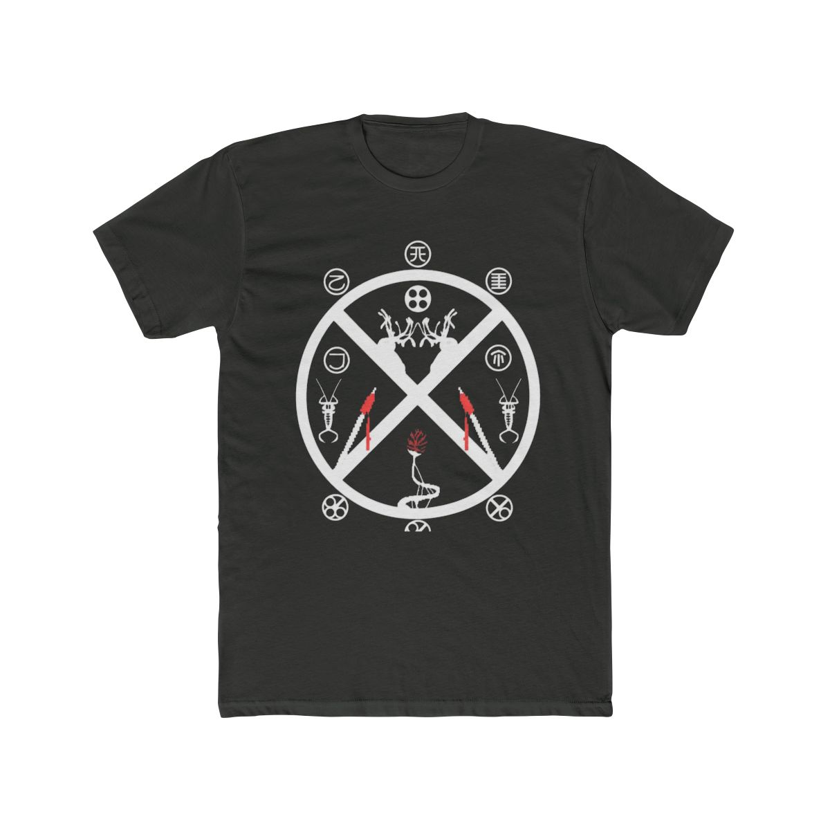 Rain World Tee, Ascension Graphic Design Shirt, Gamer Gift, Karma Symbols Tee, Video Game Shirt, Rain World Fan Apparel - alternate angle 5, merchandise