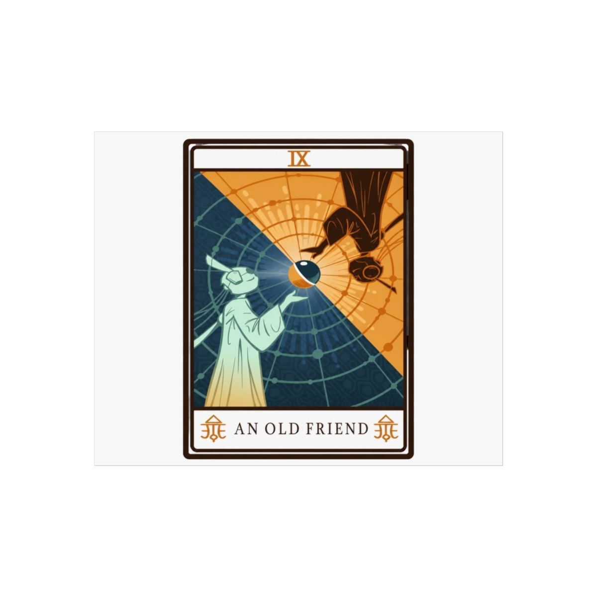 Monk Rain World Serene Journey Wall Art - alternate angle 1, merchandise