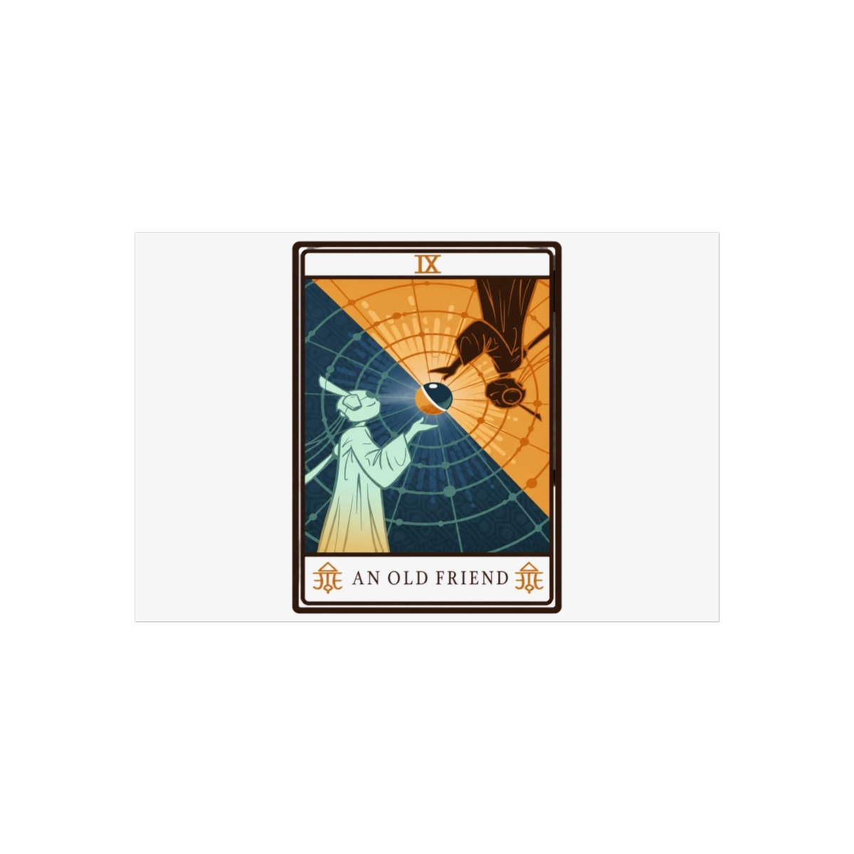 Monk Rain World Serene Journey Wall Art - alternate angle 2, merchandise