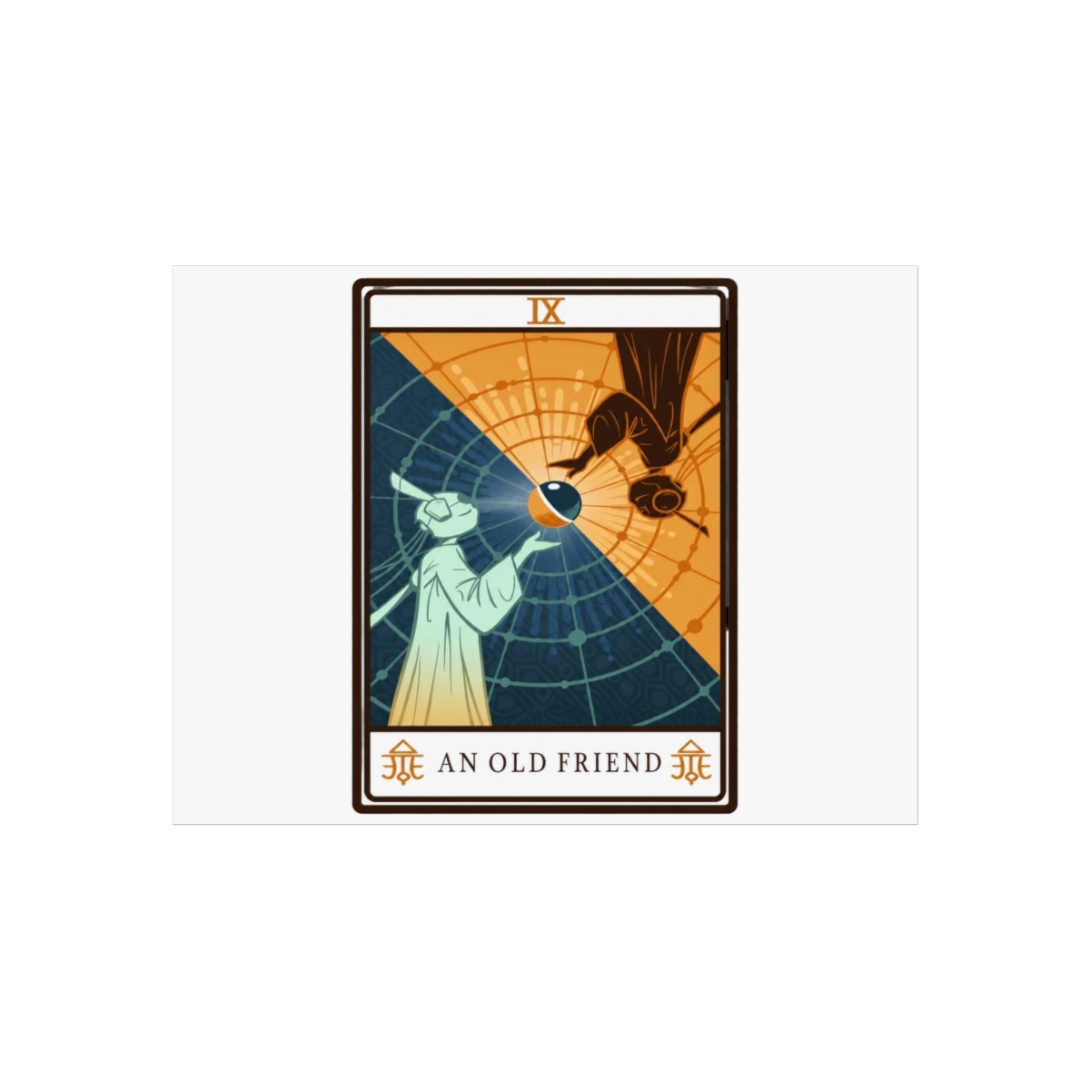 Monk Rain World Serene Journey Wall Art - alternate angle 4, merchandise