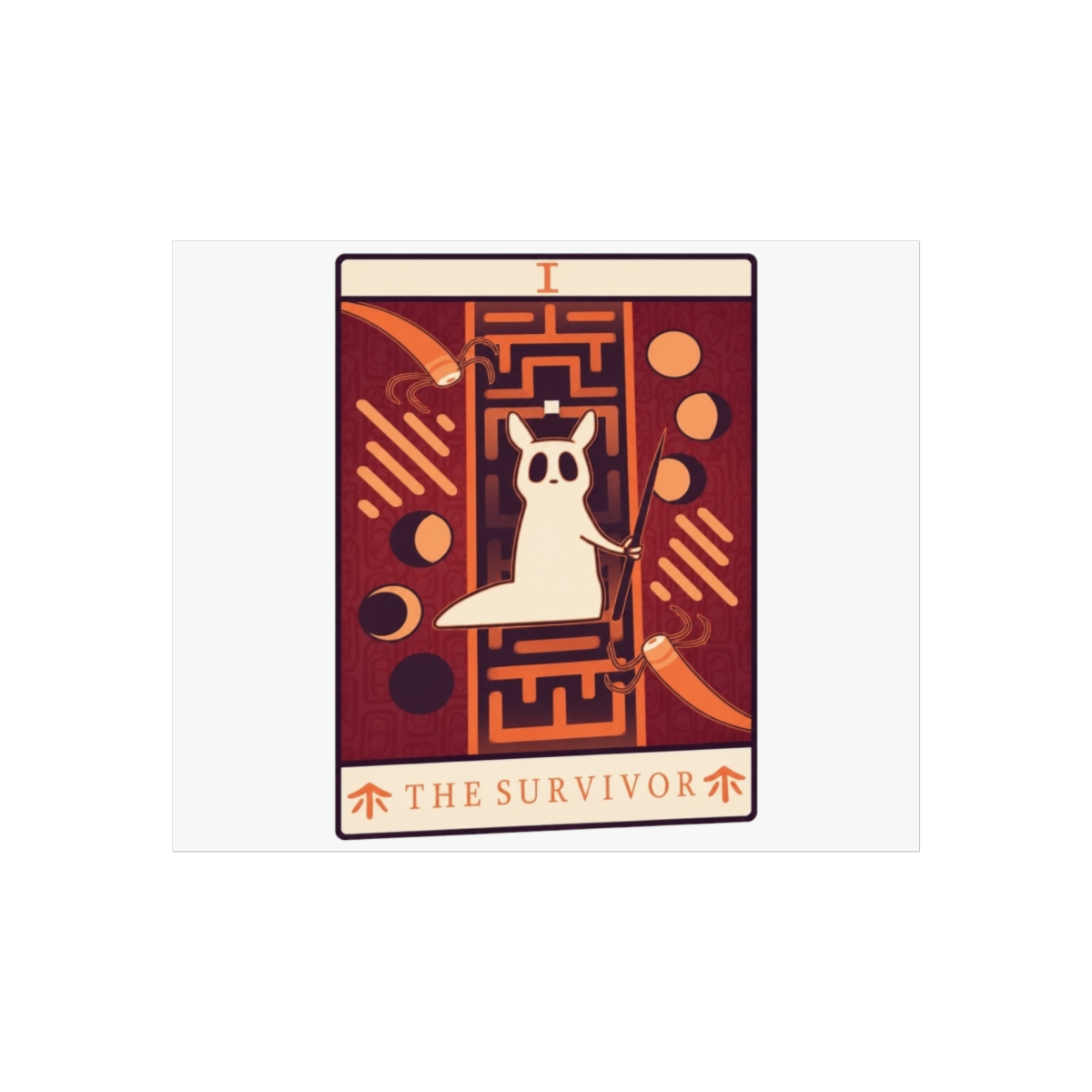 Survivor Rain World Minimalist Wall Art - alternate angle 1, merchandise