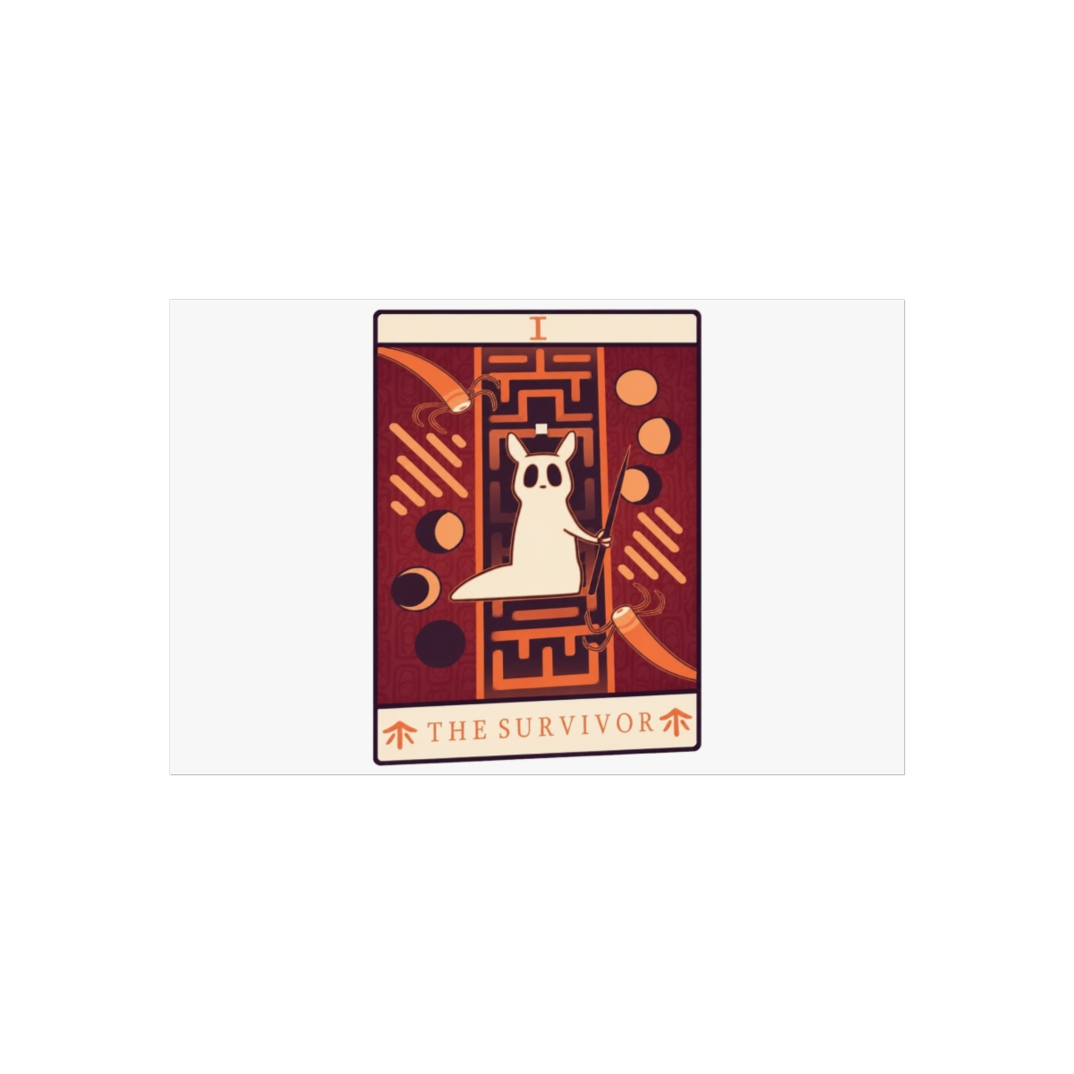 Survivor Rain World Minimalist Wall Art - alternate angle 5, merchandise