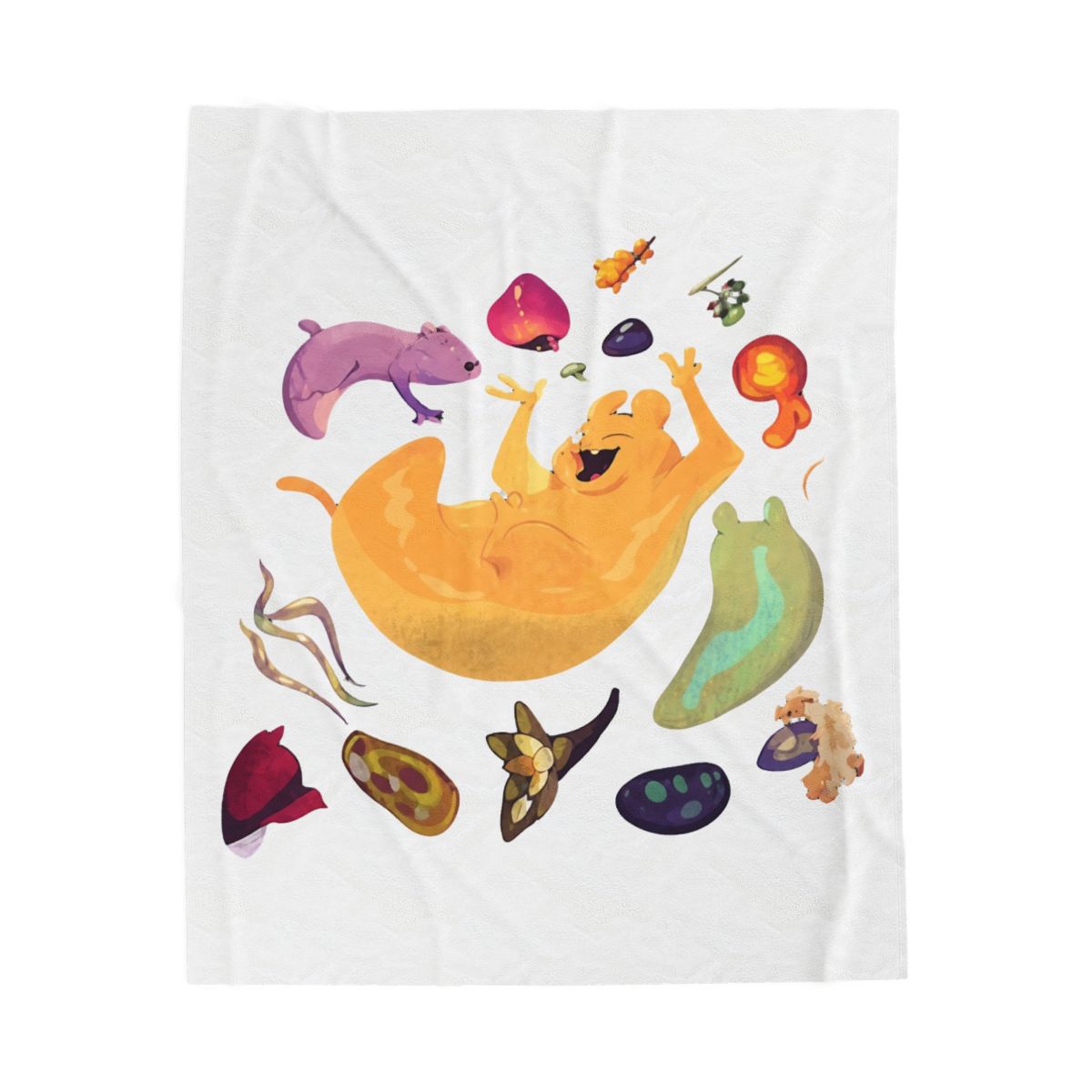 The Gourmand Rain World Throw Blanket - alternate angle 2, merchandise