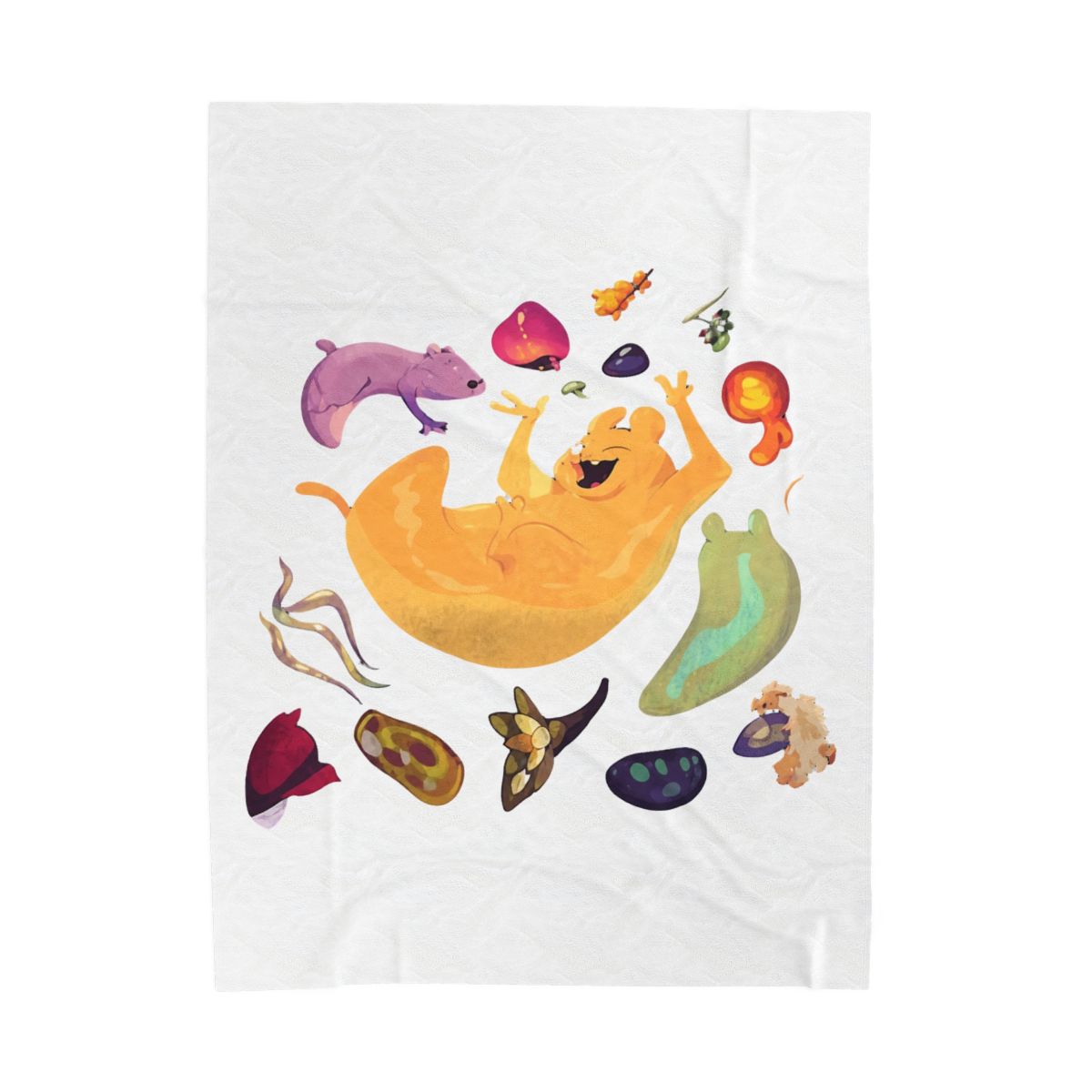 The Gourmand Rain World Throw Blanket - alternate angle 3, merchandise