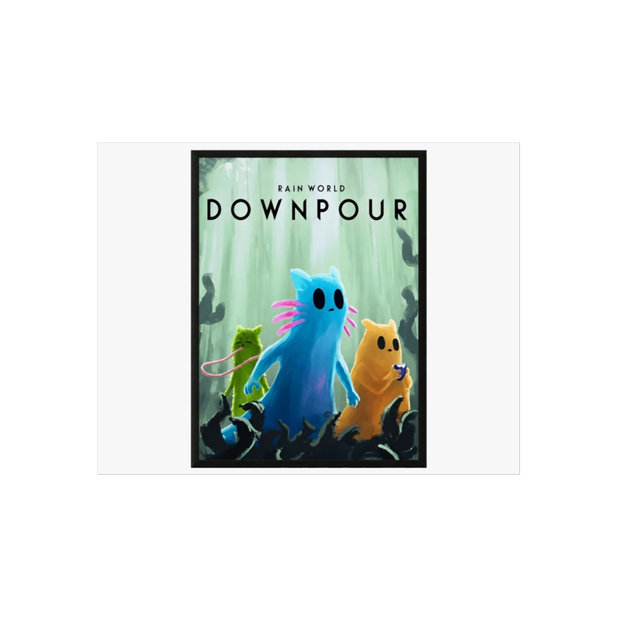 Rain World Video Game Colorfull Wall Art - alternate angle 3, merchandise