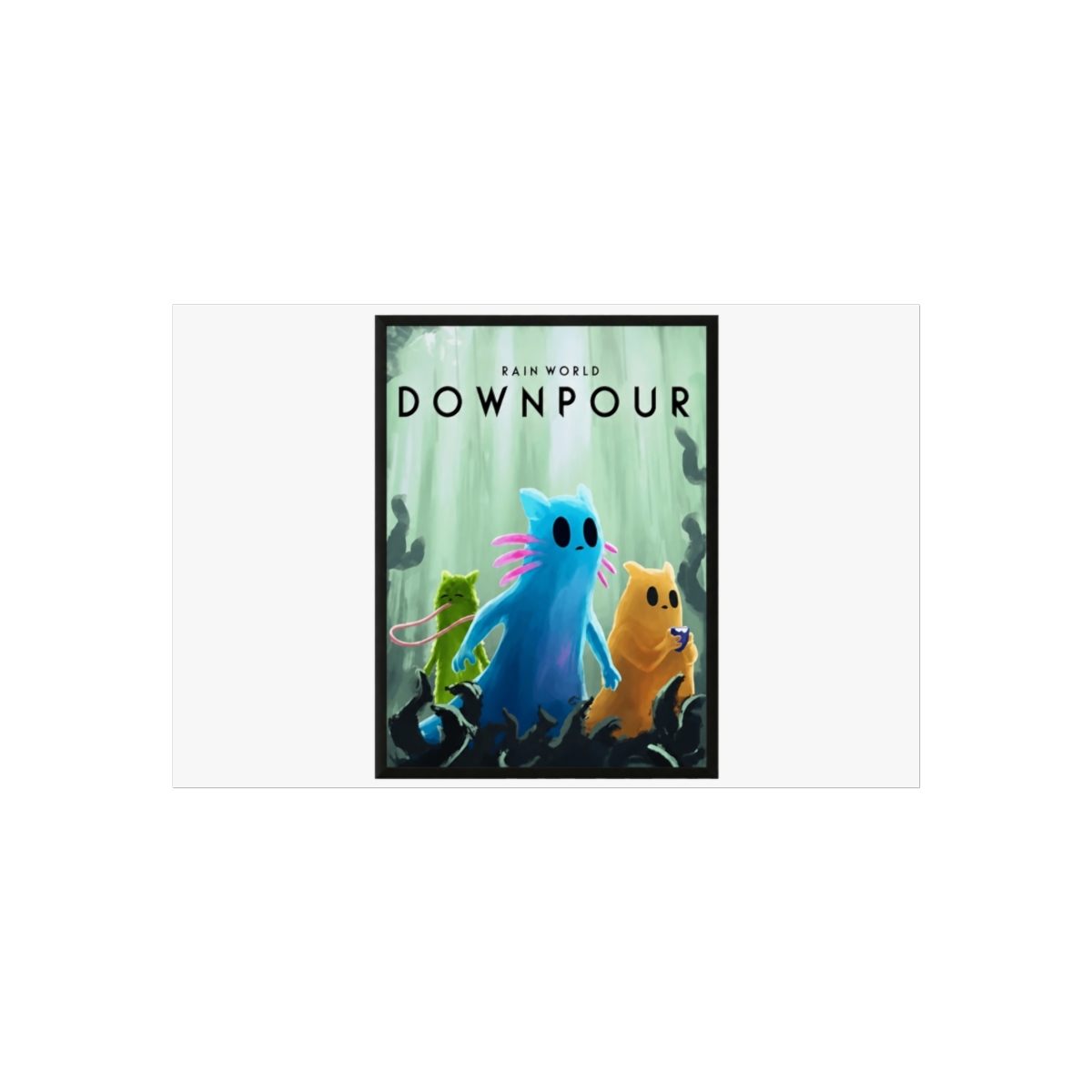 Rain World Video Game Colorfull Wall Art - alternate angle 5, merchandise