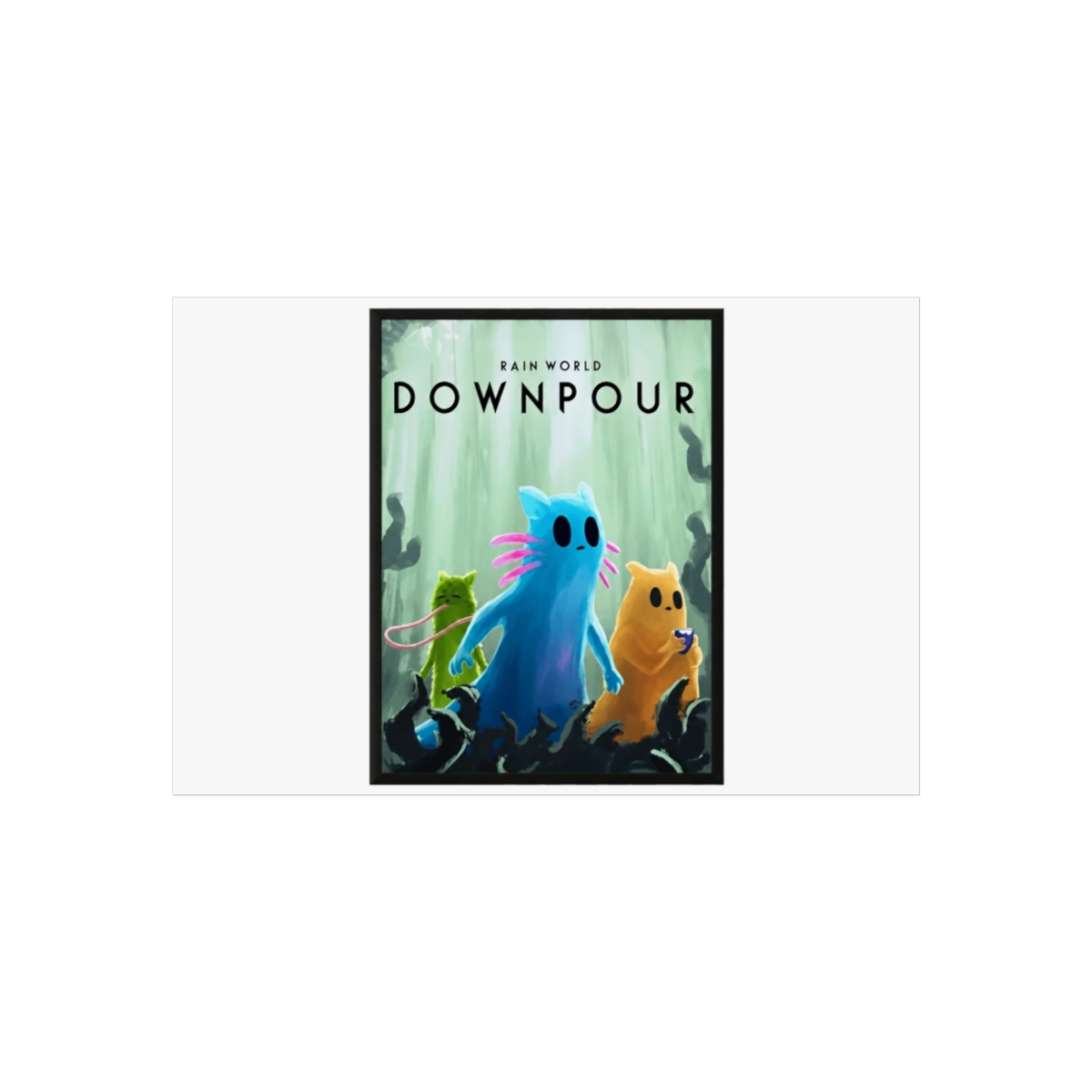 Rain World Video Game Colorfull Wall Art - alternate angle 2, merchandise