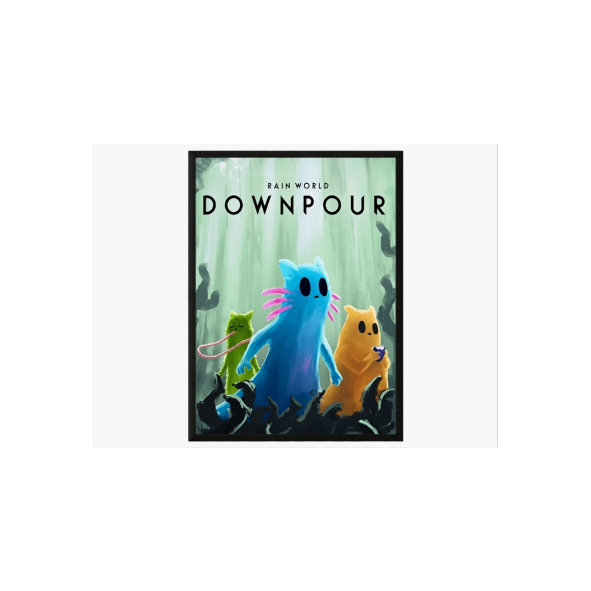 Rain World Video Game Colorfull Wall Art - alternate angle 4, merchandise