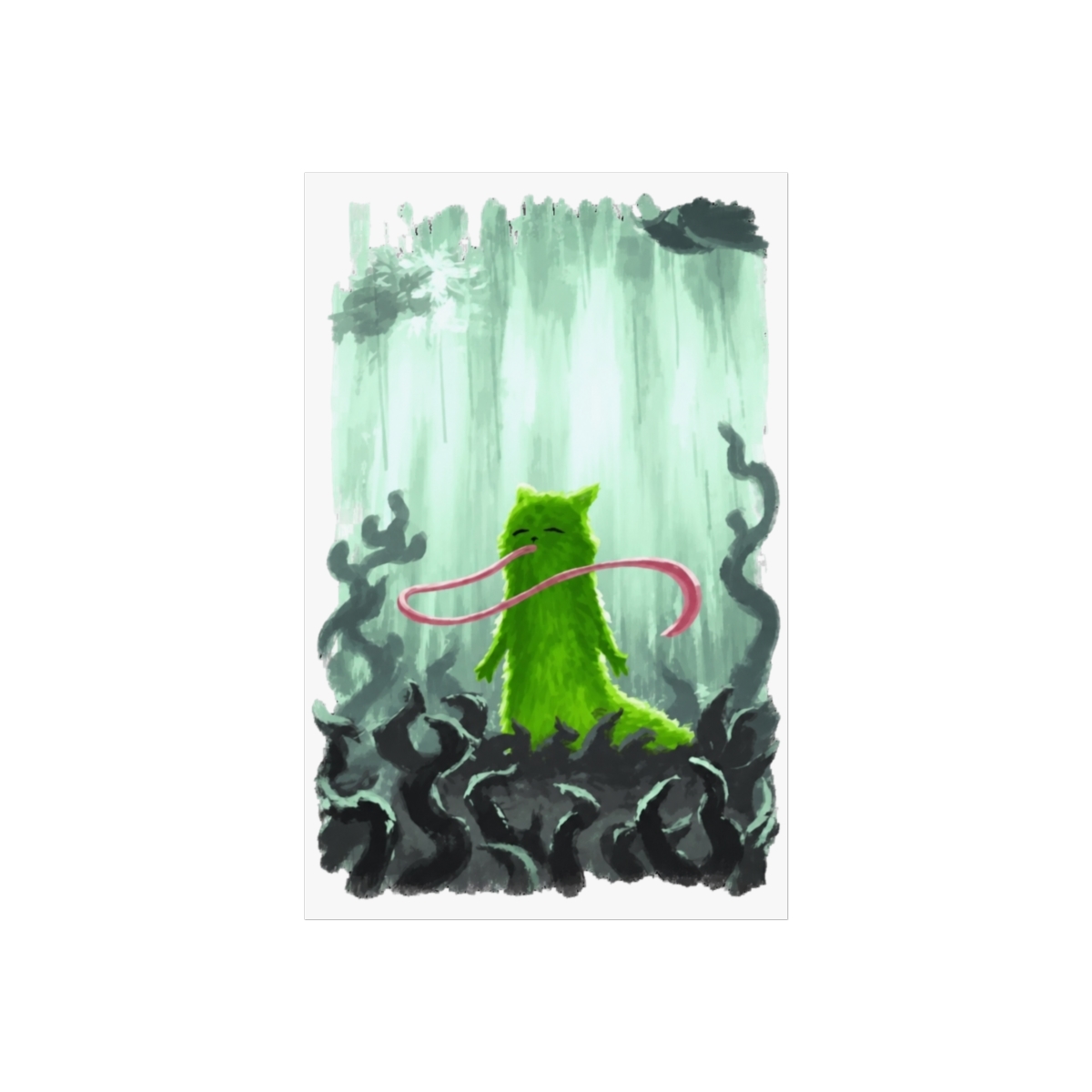 Rain World Video Game Classic Wall Art - alternate angle 1, merchandise