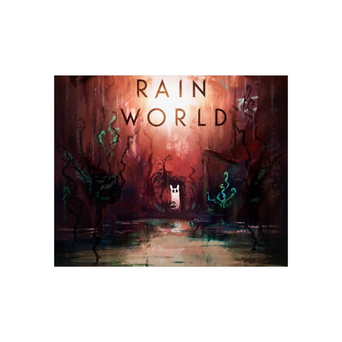 Rain World Video Game Vintage Wall Art - alternate angle 1, merchandise