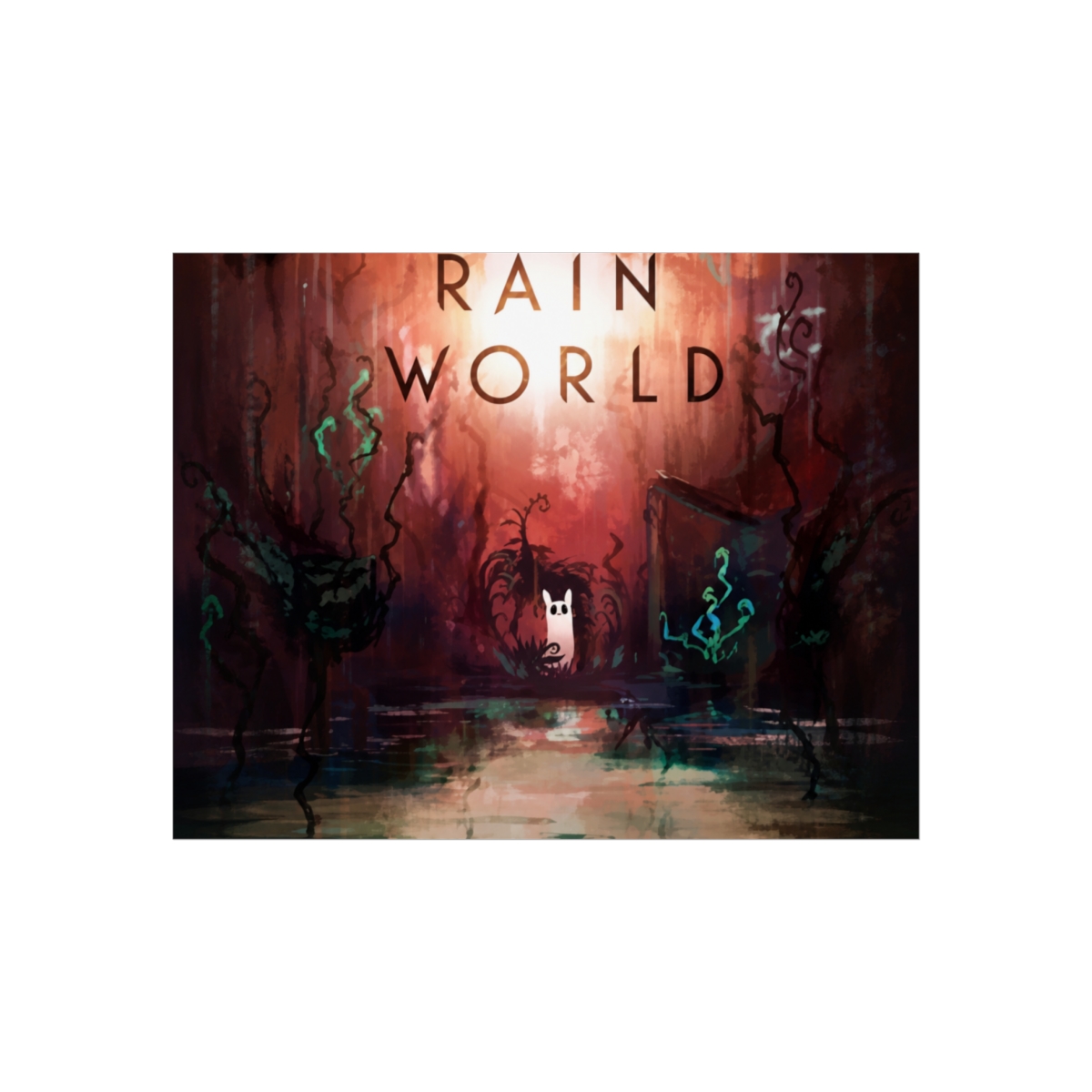 Rain World Video Game Vintage Wall Art - alternate angle 3, merchandise