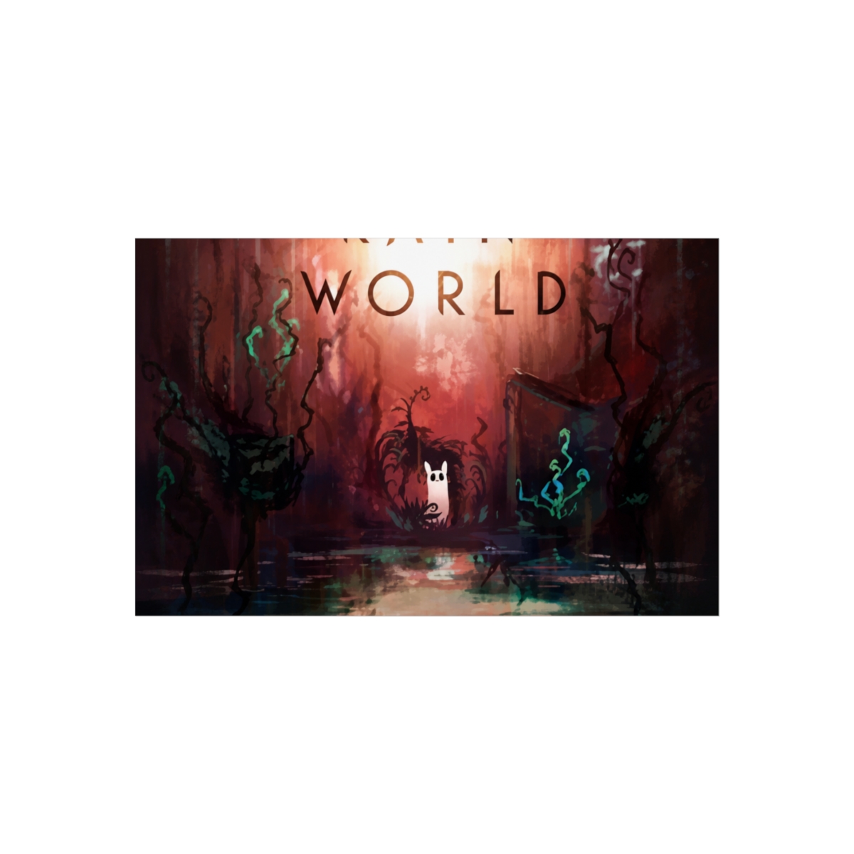 Rain World Video Game Vintage Wall Art - alternate angle 5, merchandise