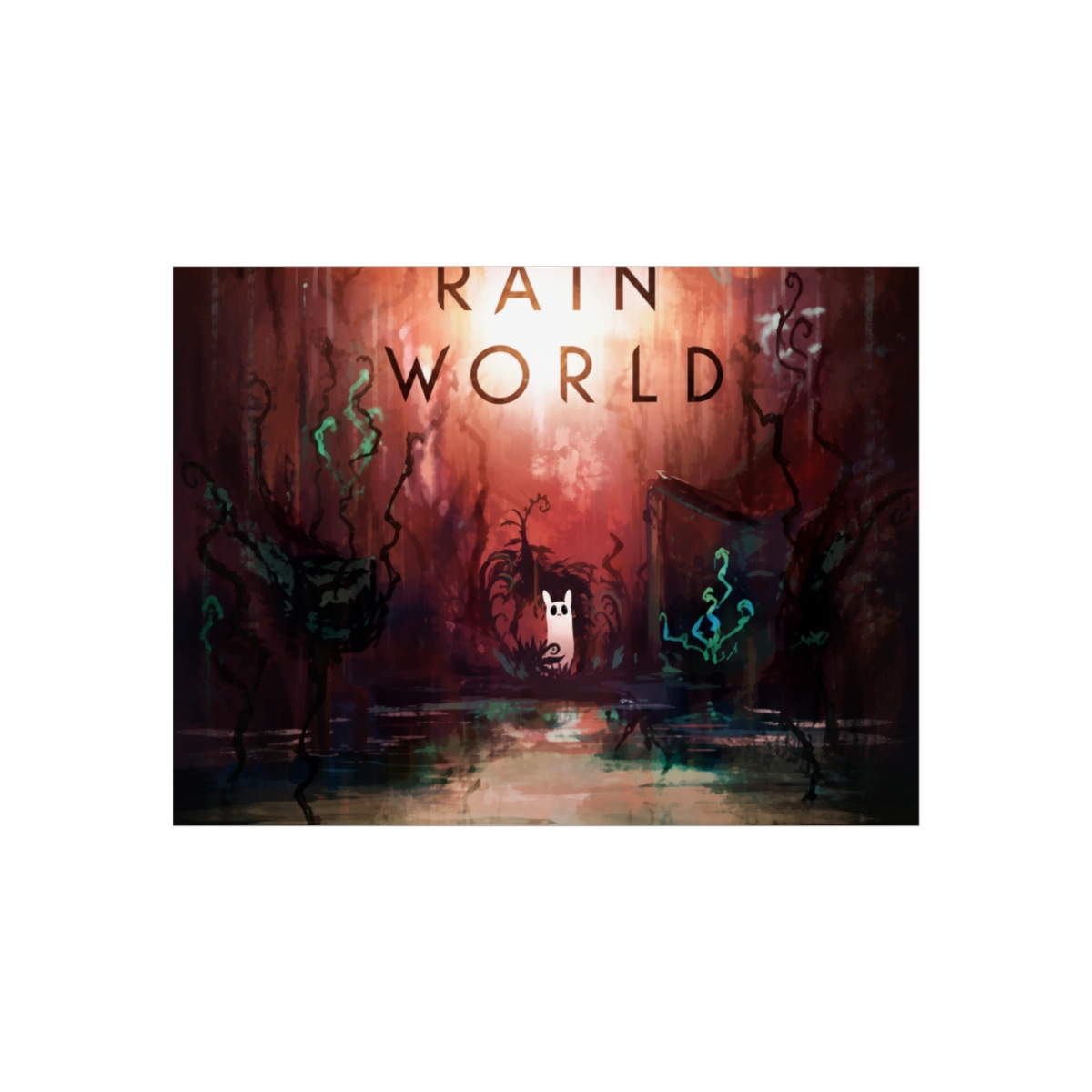 Rain World Video Game Vintage Wall Art - alternate angle 4, merchandise