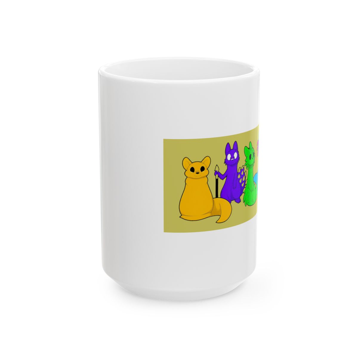 Rain World Downpour Characters, Gift Coffee Mug 11 oz - alternate angle 2, merchandise